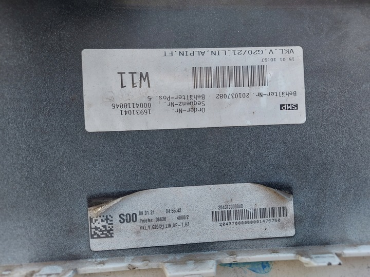 фото №9, Bmw 3 g20 g21 sport line бампер переднє перед