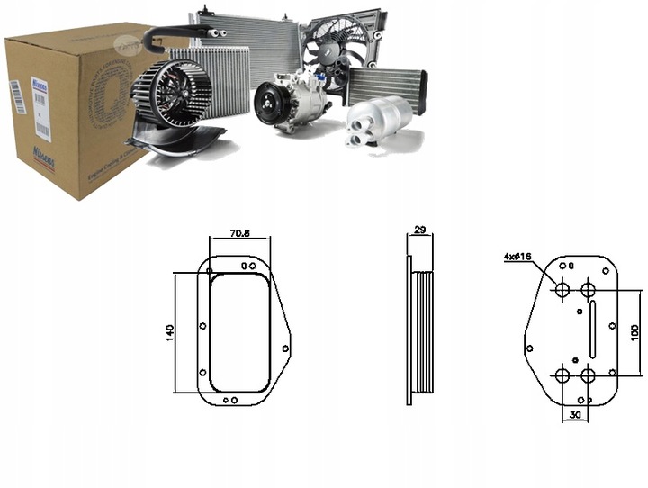 фото №11, Nissens 90741 радіаторів масла, масло двигунний