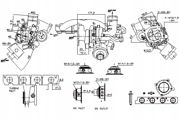 фото №14, Turbo audi 2,0tfsi a4/a5/a6/q5 seat exeo