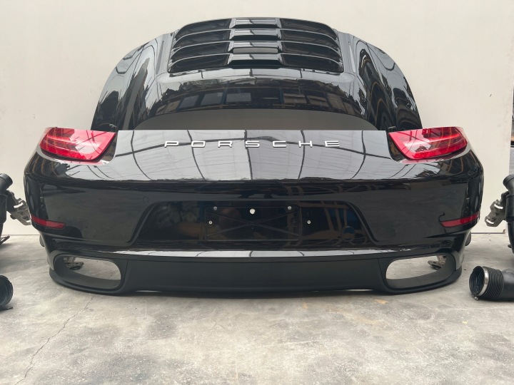 фото №7, Porsche 991 turbo s бампер лампы зад крышка