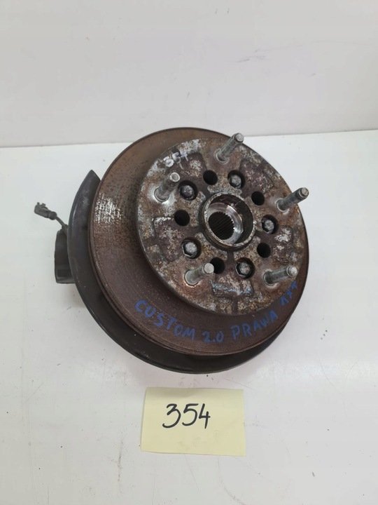 фото №1, Ступиця диск поворотна опора права transit custom 2.0