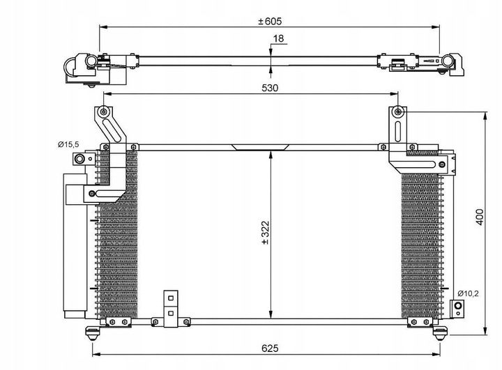 фото №15, Радиаторов кондиционера з осушитель nrf 35847