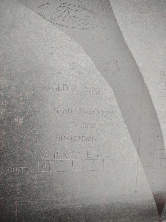 фото №9, Ford fiesta mk8 viii 17- 21 st-line задний бампер 4xpdc h1bb-17906-a1_w