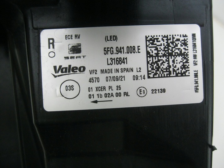 фото №6, Лампа фара правий led seat cupra formentor eu