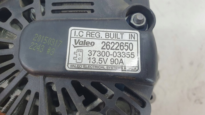 фото №5, Hyundai i20 2 ii gb ib kia rio 3 1.2b 37300-03355 генератор