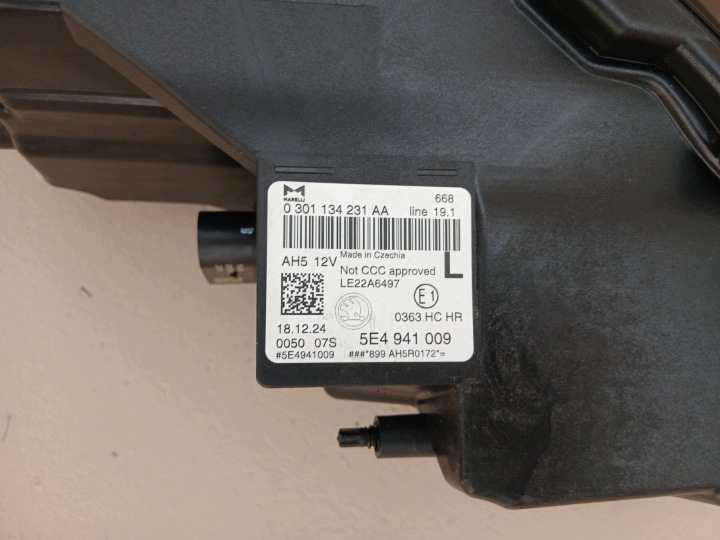 фото №9, Skoda octavia iv 4 рестайлінг 2024- фара led передня ліва ліві перед 5e4941009