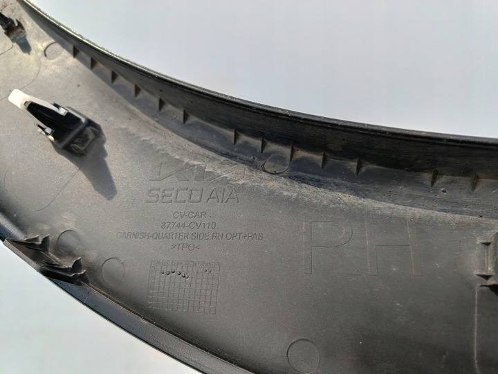 фото №11, Kia ev6 vi 21- накладка планка крила правий зад pdc 87744-cv110