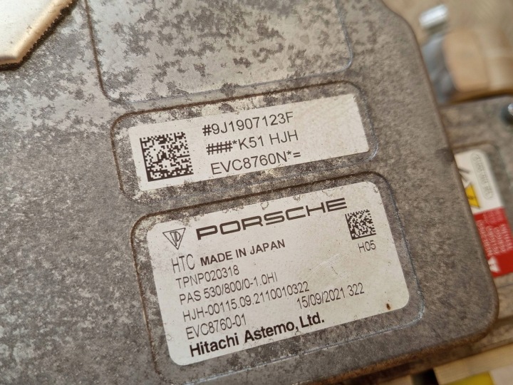 фото №9, Porsche oem номер 9j1901141d taycan turbo s двигатель электрический ebe 022072 задний