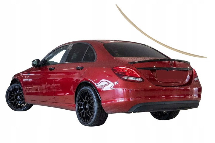 фото №1, Mercedes c-class w205 2014-19 спойлер крышки задней