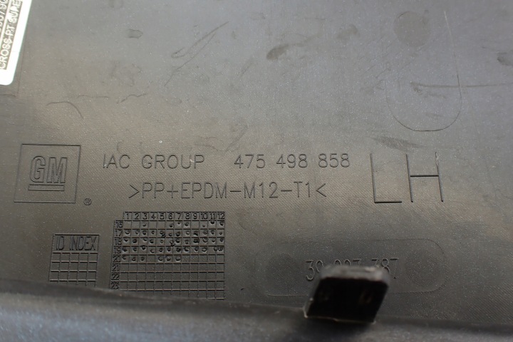 фото №11, Opel crossland x 17- кутник карта бампера зад заднє ліве 39097387 oem номер