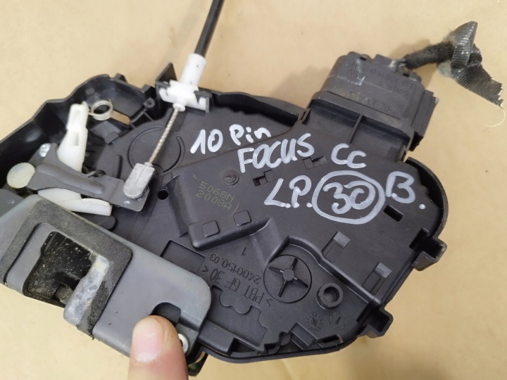 фото №11, Замок двери левые перед ford focus mk2 cc cabrio рестайлинг 10pin 6n4al21813cb