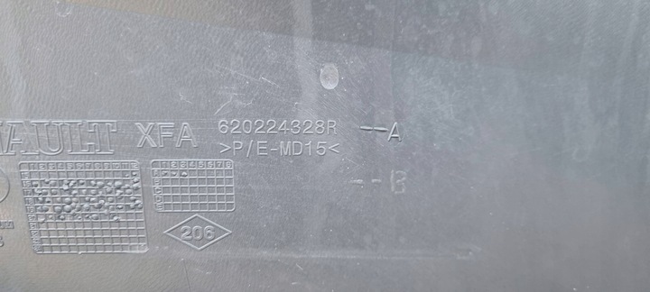 фото №14, Renault scenic iv 2016- бампер перед оригинал g189