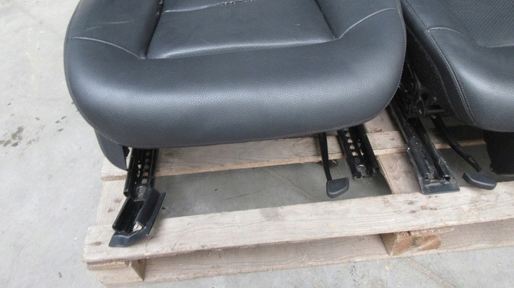 фото №9, Mercedes w212 сидіння сидіння оббивка сидіння шкіра універсал підігрів чорні