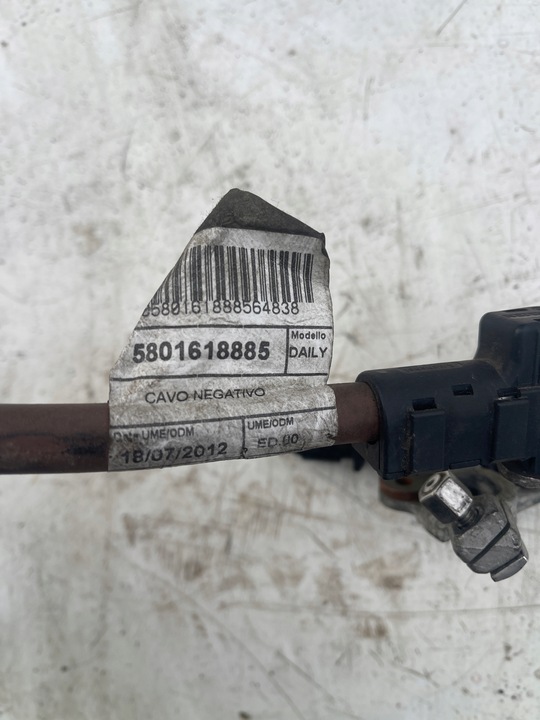 фото №4, Клемма - минусовая шланг массовый iveco daily vi 14- 5801618885