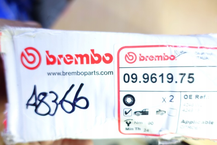 фото №15, Brembo тормозные диски перед seat altea 288mm