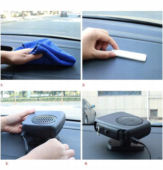 фото №14, Електричний вентилятор do przenośnego обігріву i охолодження автомобіля