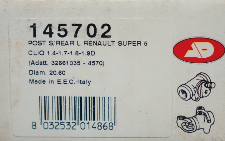 фото №12, Lpr4570 цилиндрик ham. renault clio 98- /l