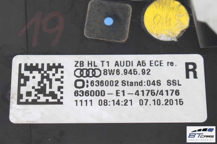 фото №10, Audi a5 sportback лампы led зад лампы задние 8w6945091 8w6945092 8w6945093 8