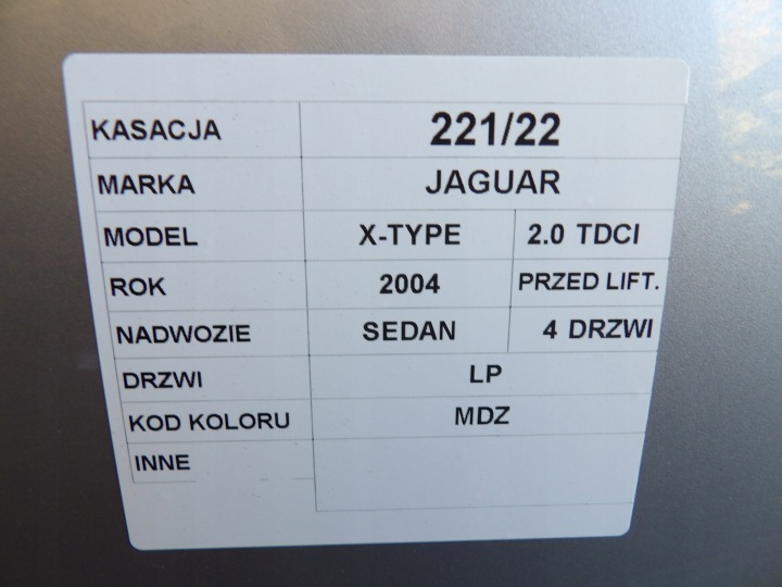 фото №7, Дверь pl jaguar x-type lak. mdz