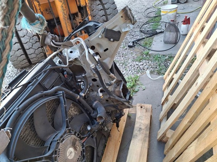 фото №11, Bmw x5 e70 4.4 b pas переднє підсилювач радіатор вентилятор балка 7603565