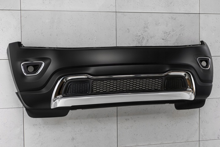 фото №8, Jeep grand cherokee wk2 14-17 комплектний бампер передній + решітка 1wl27tzzac