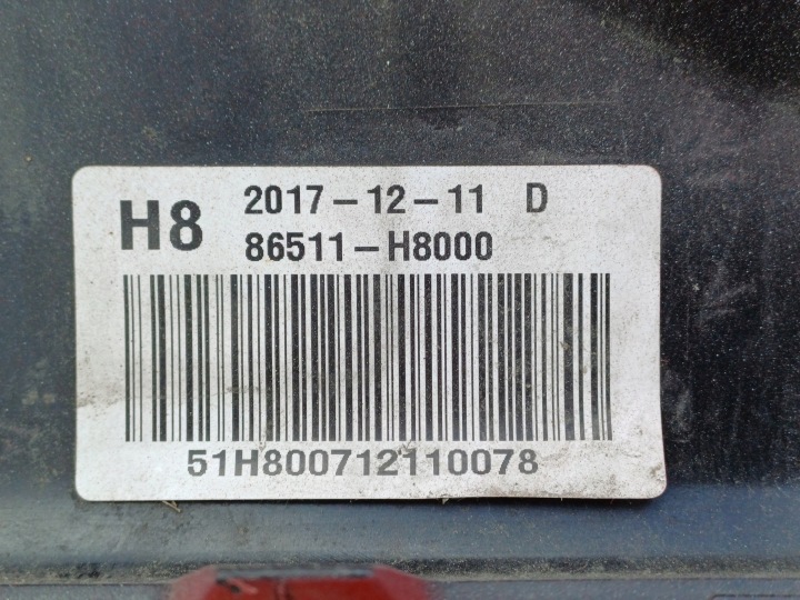 фото №10, Kia rio 4 iv 16- бампер перед 86511h8000