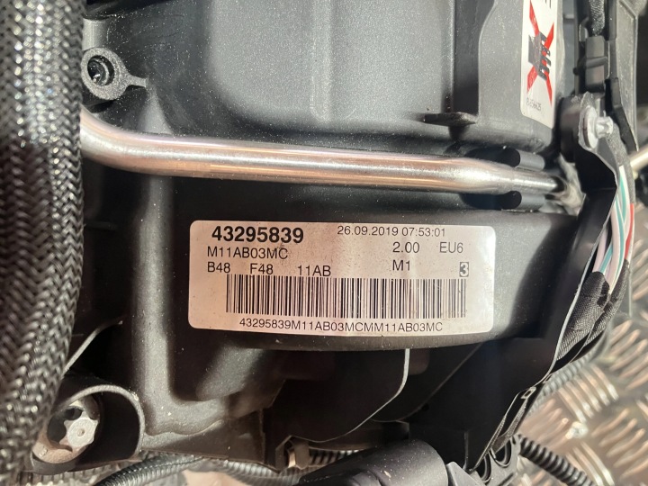 фото №9, Двигатель комплектный bmw x1 f48 2.0 i xdrive b48a20a 120 490 km