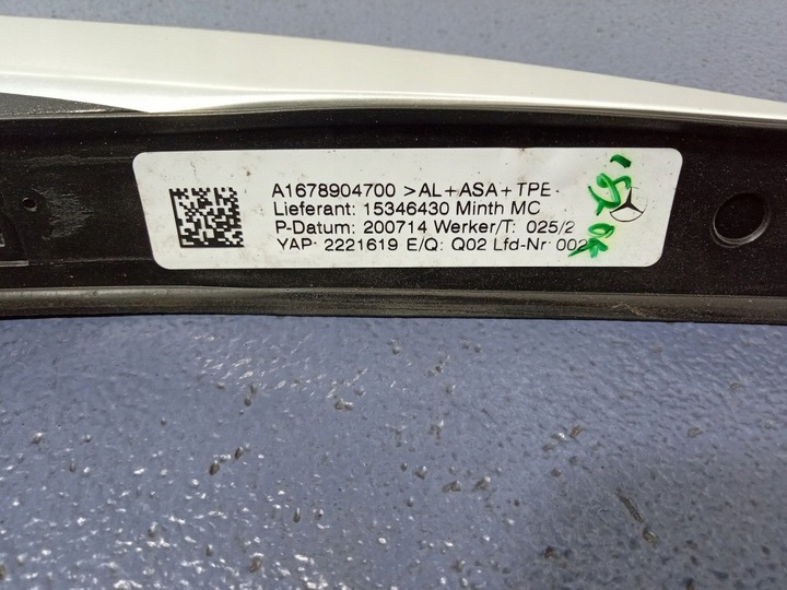 фото №7, Mercedes gle w167 рейлинги крышные kpl a1678904700 a1678904800