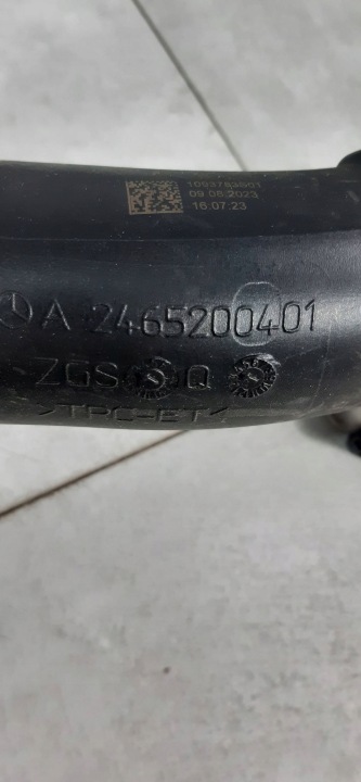 фото №5, Mercedes w176 шланг труба трубка  повітря інтеркулер a2465200401