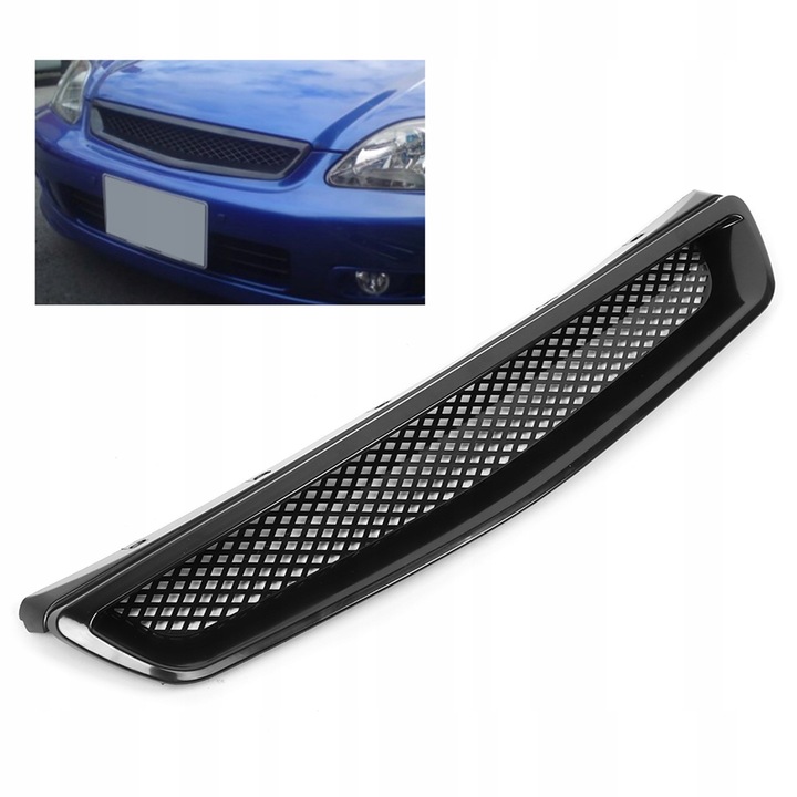 фото №12, Do honda civic 1999-2000 впуск капота панель под лобовым стеклом решётка