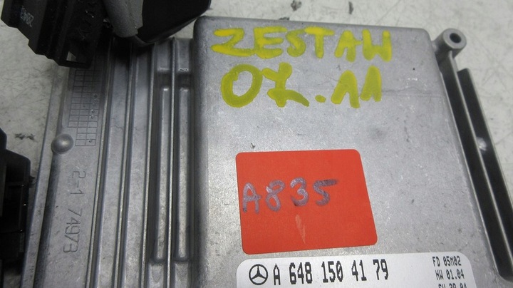 фото №7, Mercedes w211 3.2 cdi a6481504179 компьютер модуль блок управления набор