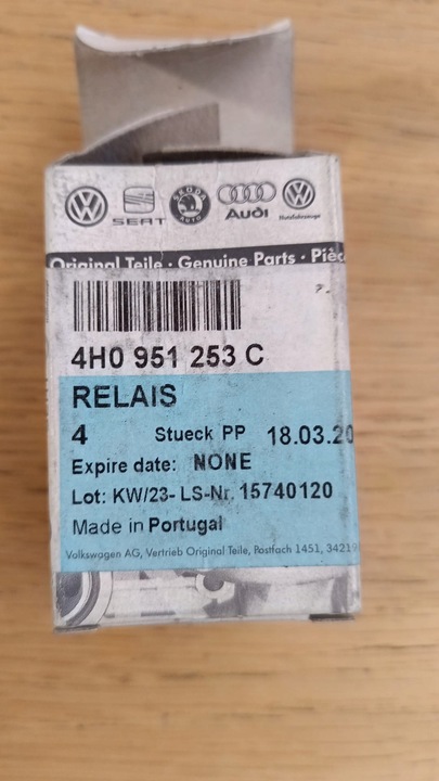 фото №13, Реле audi / seat / skoda / vw 646 4h0951253c
