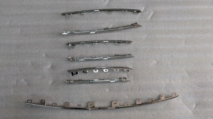 фото №1, Renault talisman 16 - решётка решётка радиатора планки хром оригинал. 960103680r