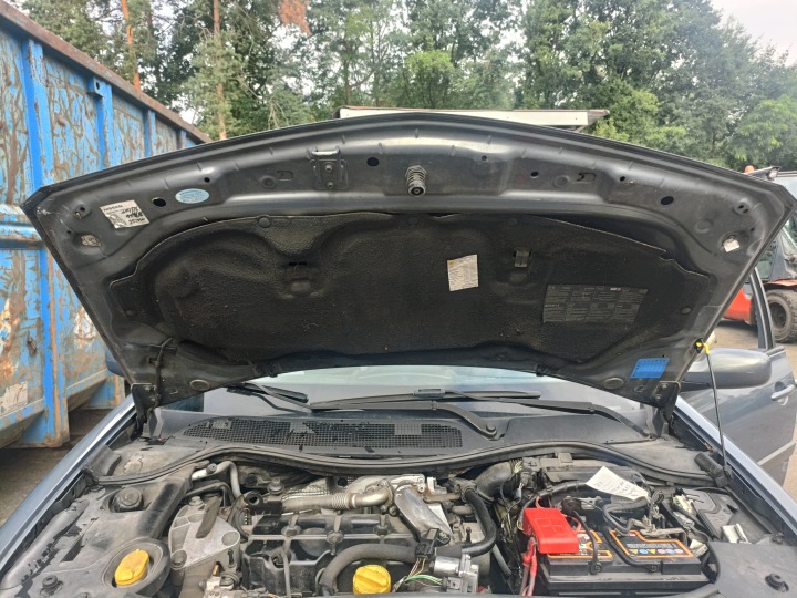 фото №11, Renault megane ii 05-09 2006 r. рестайлинг te266 капот крышка двигателя