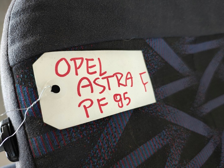 фото №7, Сиденье переднее правые сторона пассажира opel astra f