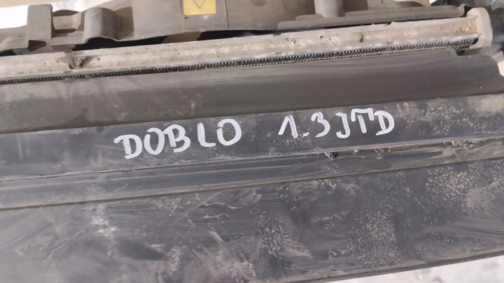 фото №7, Комплект радіатор радіатор вентилятор fiat doblo ii 1.3 jtd m-jet