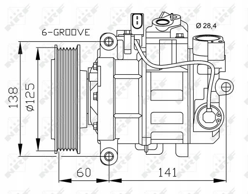 фото №8, Компрессор кондиционера vw a4- a5- a6 08-