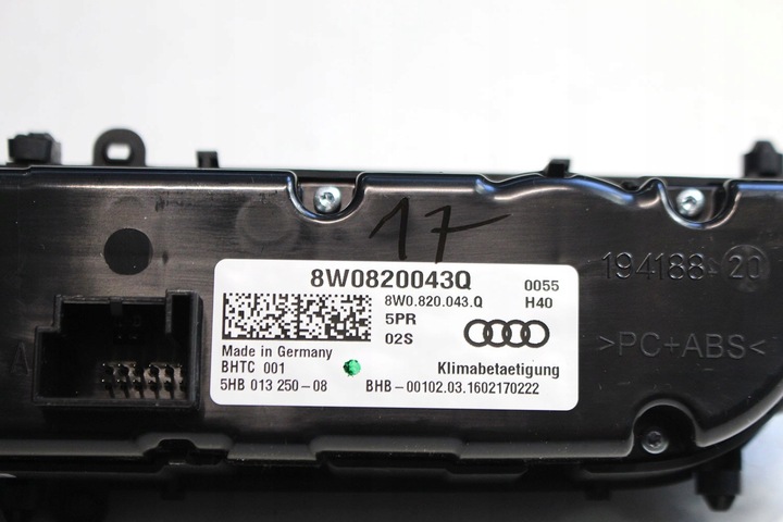 фото №7, Audi a4 a5 q5 панель кондиционера 8w0820043q 8w0820043m 8w0820043a 8w0820043