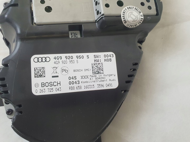 фото №5, Спідометр  манометр прилади audi a6 c7 4g 4g9920950s