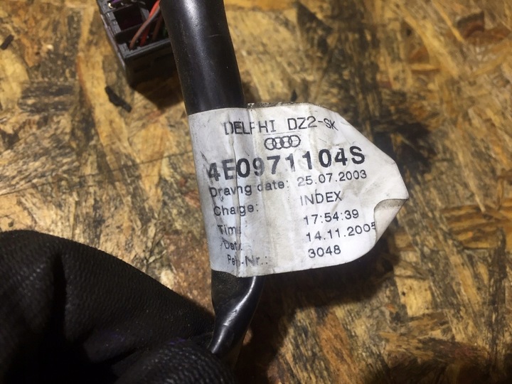 фото №3, Audi a8 d3 джгут бампера pdc зад 4e0971104s