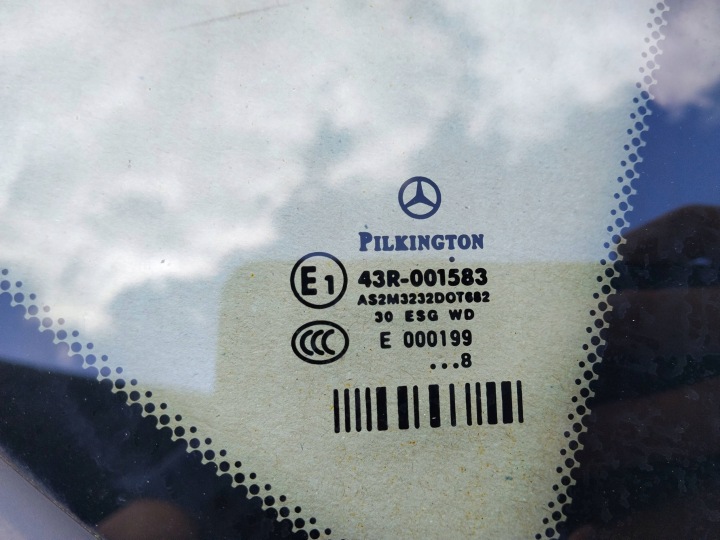 фото №9, Стекло кузова правая зад задняя боковая багажника mercedes-benz a w169