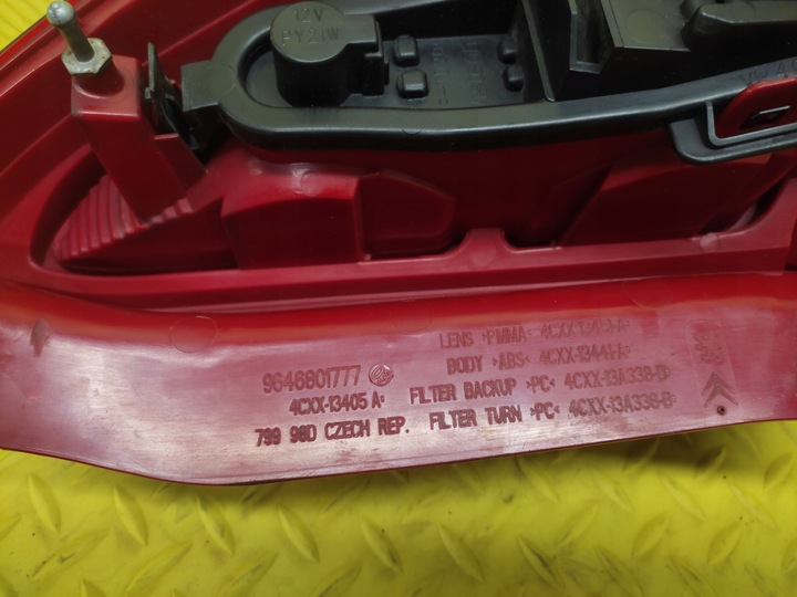 фото №13, Citroen c4 лампа левый зад 9646801777