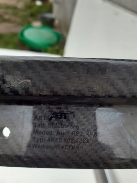 фото №2, Планка пороговая левая audi rs7 c8 4k карбон abt