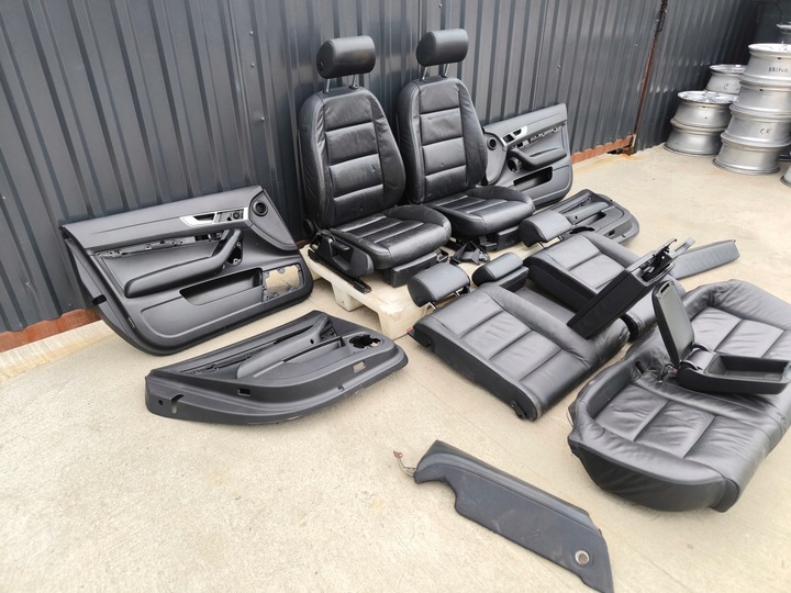 фото №14, Сиденье сиденья комплект audi a6 c6 кожа подогрев отсеки mc donalds