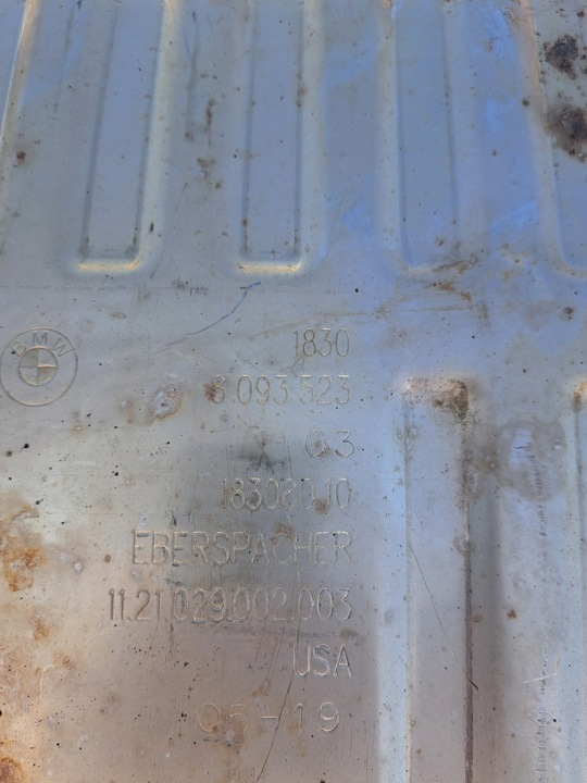 фото №13, Глушник вихлоп bmw x3m f97 x4m f98 8093521 8093519 8093521 kpl оригінал