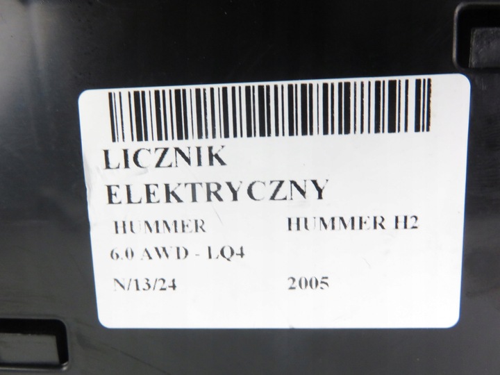 фото №5, Спидометр hummer hummer h2 6.0 awd - lq4 15136087