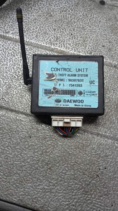 фото №1, Блок керування сигналізації daewoo tacuma 2.0b 02r 96387632