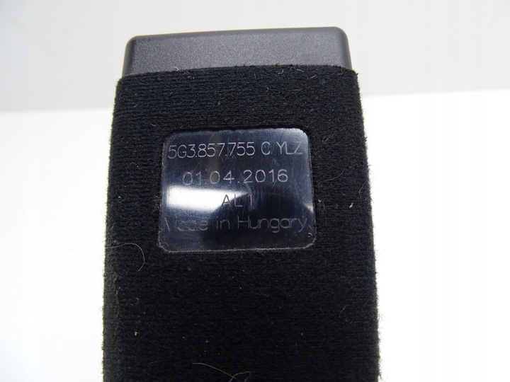 фото №10, Застёжка ремня правая левая перед передняя skoda octavia iii 5g3857755c