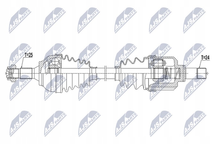 фото №2, Npw-ct-103 nty піввісь привідна citroen c3 ii aircro