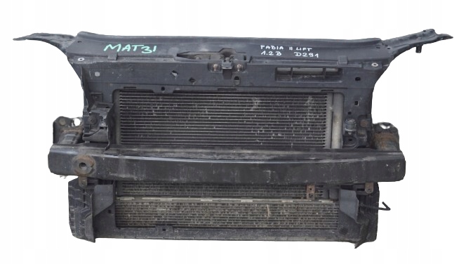 фото №1, Pas переднє радіатор skoda fabia ii рестайлінг 1.2 b